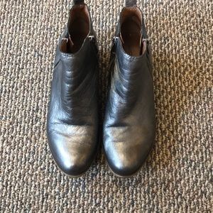 Lucky Brand metallic booties